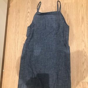 Eileen Fisher softest blue jean dress never used